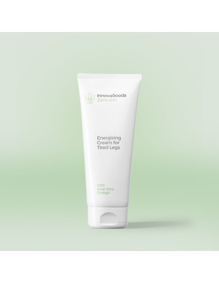 Crème Énergisante pour Jambes Fatiguées CBD Zencalm InnovaGoods 200 ml