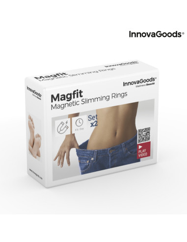 Anneaux Magnétiques Amincissants Magfit InnovaGoods Pack de 2 unités