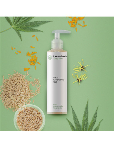Gel nettoyant visage CBD Zenpure InnovaGoods 200 ml