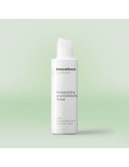 Tonique Hydratant et Exfoliant pour le Visage CBD Zenfresh InnovaGoods 150 ml