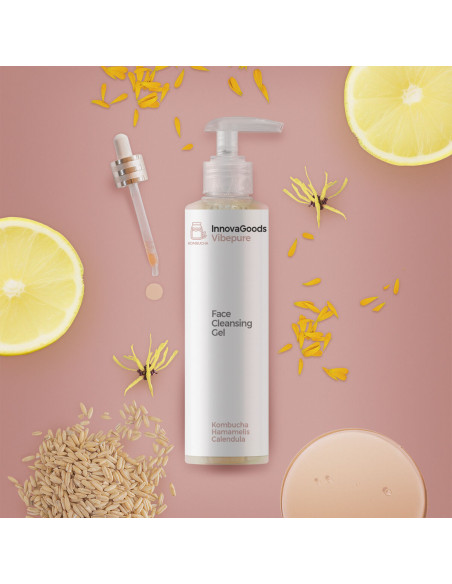 Gel nettoyant visage Kombucha Vibepure InnovaGoods 200 ml