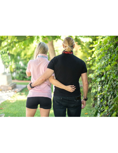 Polo à manches courtes homme Bobroff Noir