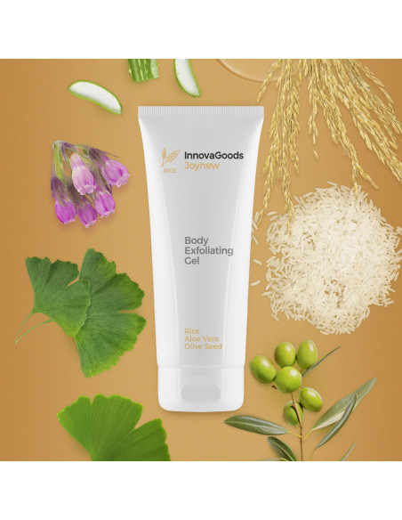 Gel exfoliant corporel Rice Joynew InnovaGoods 200 ml