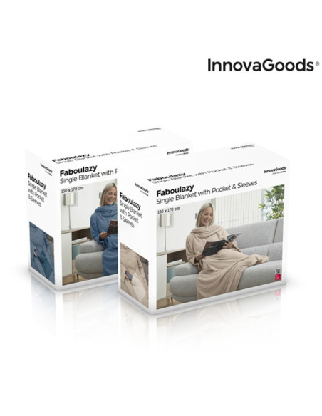 Couverture à Manche Individuelle avec Poche Centrale Faboulazy InnovaGoods