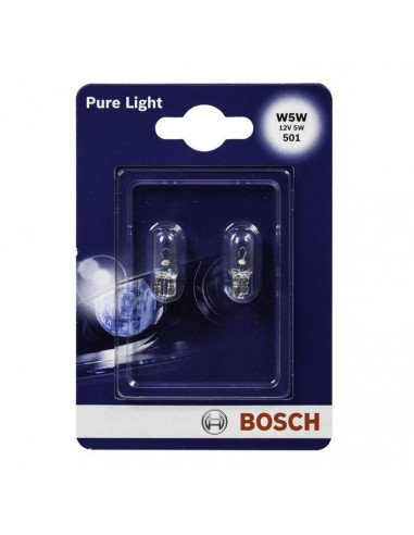 BOSCH Ampoule Pure Light 2 W5W 12V 5W