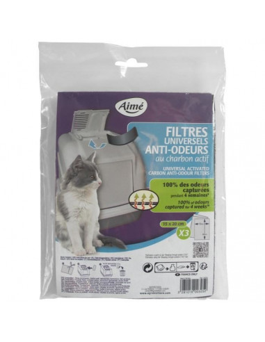 AIME Filtres anti odeur Pour chat