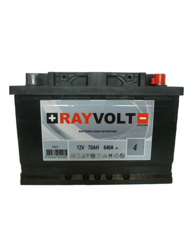 Batterie auto RAYVOLT RV3 70AH 640A