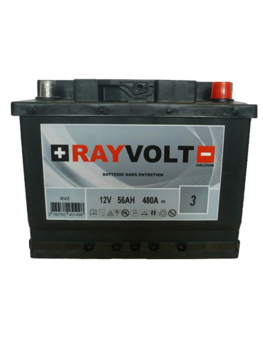 Batterie auto RAYVOLT RV2 56AH 480A