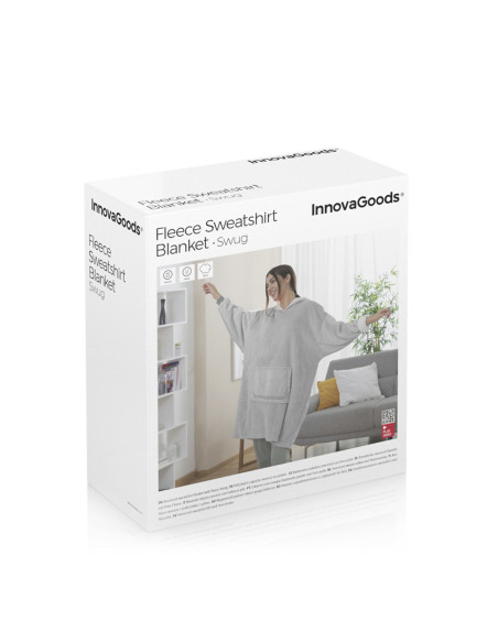 Couverture à Manches Sweat-shirt Oversize avec Polaire Swug InnovaGoods