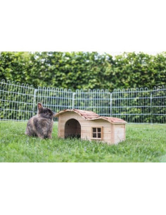 Maison pour rongeur - KERBL - Nature - Toit galbé - 40 x 25 x 25 cm 2