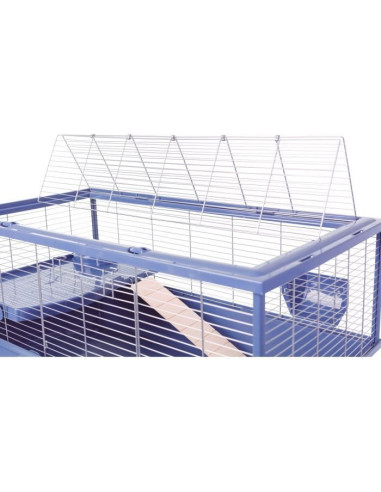 Cage rongeur surélevée - Zolux - Néolife - Pour cochon d'inde - 99 x 54 x 79 cm - Bleu