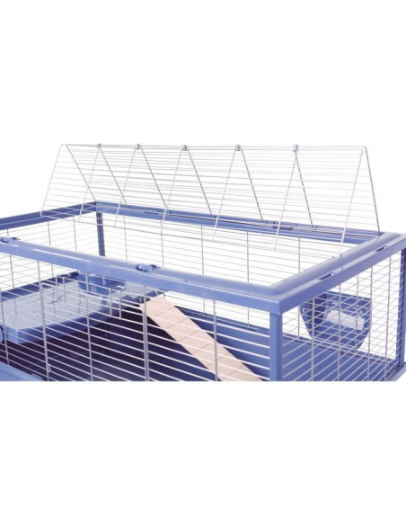 Cage rongeur surélevée - Zolux - Néolife - Pour cochon d'inde - 99 x 54 x 79 cm - Bleu