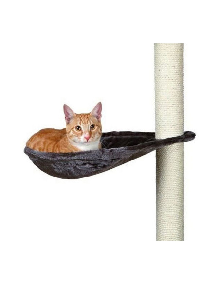 Hamac Suspendu pour Chats Trixie Hammock Gris Métal Ø 40 cm