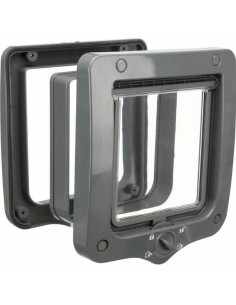 Chatière Trixie 44232 Gris Plastique 20 x 22 cm