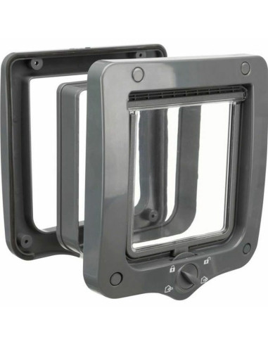 Chatière Trixie 44232 Gris Plastique 20 x 22 cm