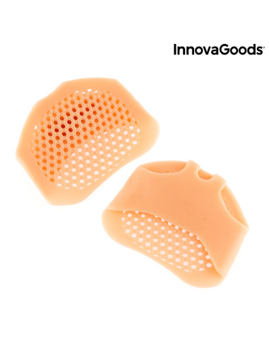 Coussins Métatarsiens en Gel de Silicone SilStep InnovaGoods (Pack de 2)