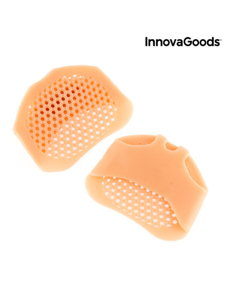 Coussins Métatarsiens en Gel de Silicone SilStep InnovaGoods (Pack de 2)
