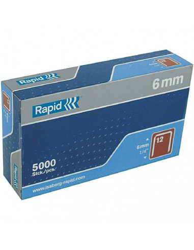 RAPID 5000 agrafe n12 Rapid Agraf 6mm