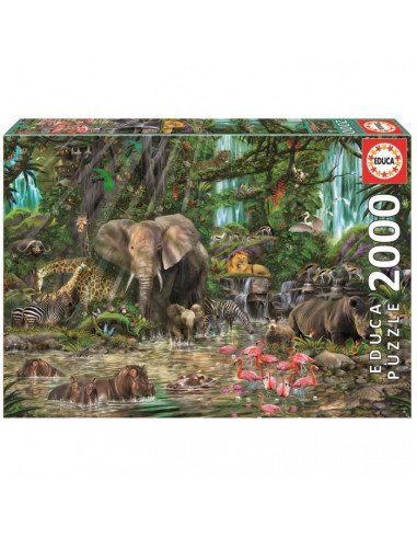 EDUCA Puzzle 2000 Pieces Jungle...