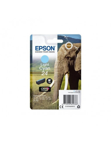 EPSON Cartouche T2425 Eléphant Cyan...