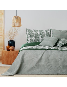 Couvre-lit TROPICAL BONAIRE couleur manque imprimé style moderne 200x220 ameliahome