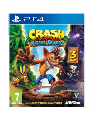 Crash Bandicoot NSANE Trilogy Jeu PS4