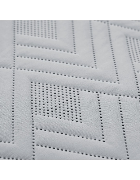 Couvre-lit OPHELIA couleur gris 200x220 ameliahome