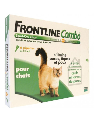 FRONTLINE 6 pipettes Combo Pour chat