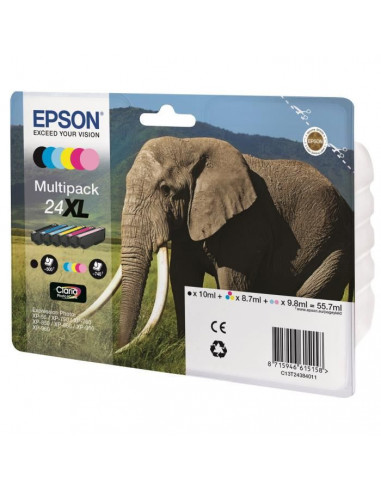 Cartouche Epson "Eléphant" T24 6...