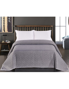 Couvre-lit ALHAMBRA couleur gris 220x240 decoking 2