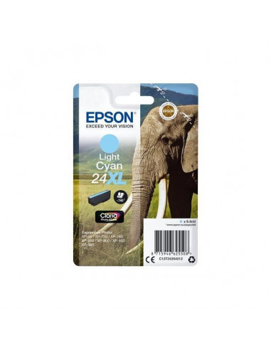 EPSON Cartouche T2435 Eléphant Cyan...