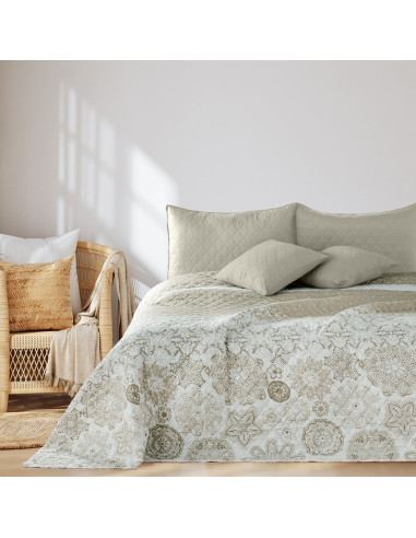 Couvre-lit ALHAMBRA couleur gris 200x220 decoking