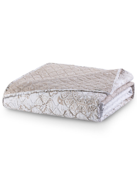 Couvre-lit ALHAMBRA couleur gris 200x220 decoking