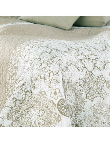 Couvre-lit ALHAMBRA couleur gris 200x220 decoking