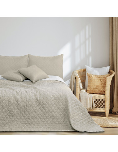 Couvre-lit ALHAMBRA couleur gris 170x210 decoking