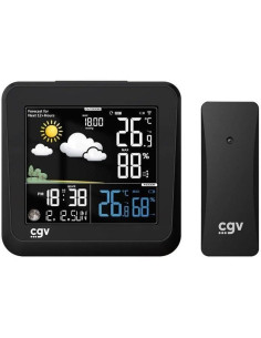 Station météo sans fil - CGV - MY METEO-1NC - Écran couleur - Contrôle tactile - Horloge et calendrier