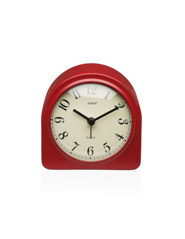 Horloge de table Versa Luxa Rouge Plastique 5,8 x 10 x 10 cm