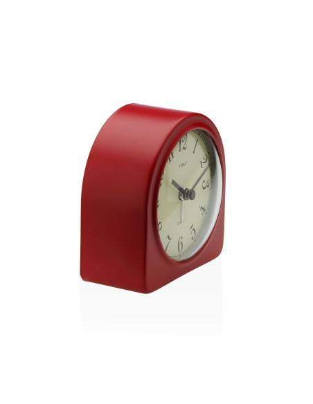Horloge de table Versa Luxa Rouge Plastique 5,8 x 10 x 10 cm