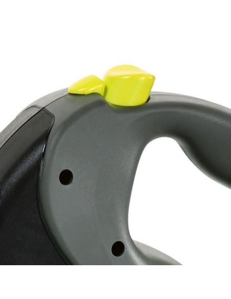 Laisse enrouleur Flexi Neon Giant - FLEXI - GT3-210-S-NEO-12 - Noir et jaune - Pour chiens jusqu'a 50 kg