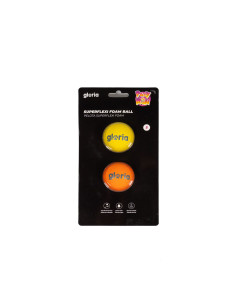 Boule pour animaux de compagnie Gloria PLAY AND RUN Jaune Mousse TPR S 4,5 cm 2 Unités