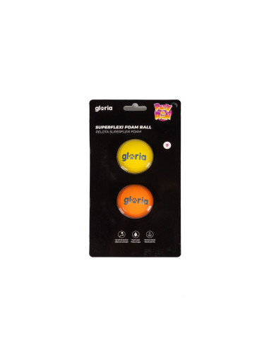 Boule pour animaux de compagnie Gloria PLAY AND RUN Jaune Mousse TPR S 4,5 cm 2 Unités