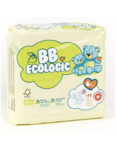 BEBE ECOLOGIC Couches taille 6 22...