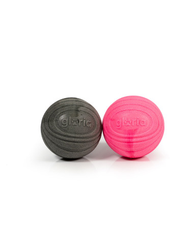 Boule pour animaux de compagnie Gloria PLAY AND RUN Gris Mousse TPR M 6,35 cm 2 Unités