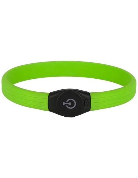 Collier LED - KERBL - Maxi Safe - 65 cm - 10 mm - Vert