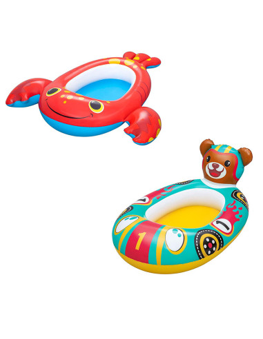 Bestway Bateau Gonflable Enfant Renard 94x66 cm +3 Ans Plage et Piscine 34168