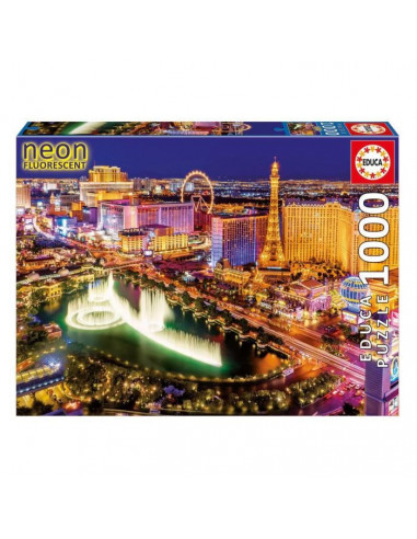 EDUCA Puzzle Las Vegas Neon 1000 pcs
