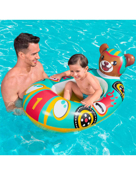 Bestway Bateau Gonflable Enfant Renard 94x66 cm +3 Ans Plage et Piscine 34168