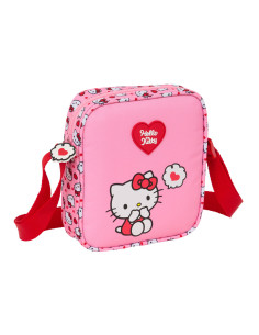 Sac à Bandoulière Hello Kitty Rose 16 x 18 x 4 cm