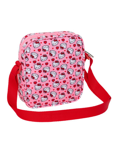 Sac à Bandoulière Hello Kitty Rose 16 x 18 x 4 cm