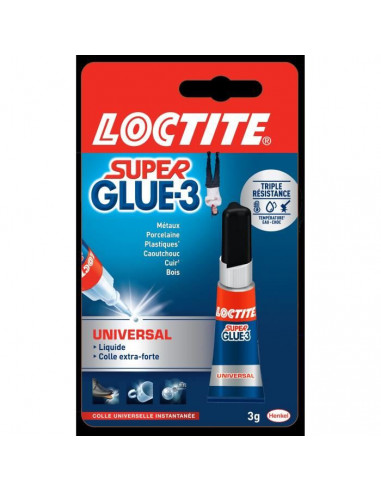 LOCTITE Super glue 3 liquide 3g